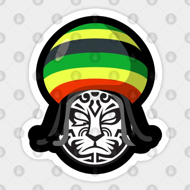 Rasta Jinrai Sticker by Mister Jinrai